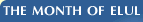 The Month of Elul